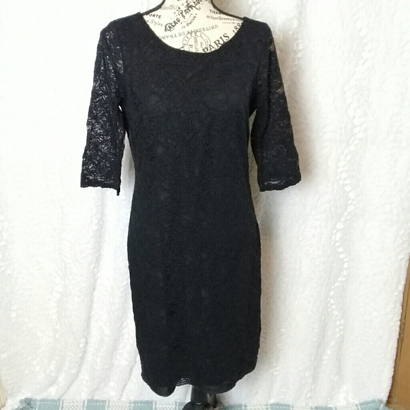 Banana Republic Dresses & Skirts - Black Lace Dress - Banana Republic